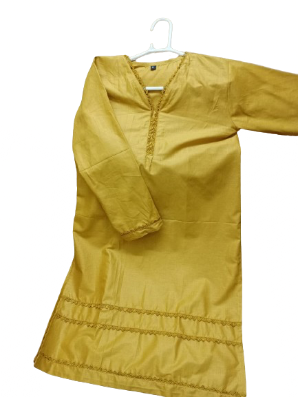 Yellow Kurti Design # 2 - Image 2