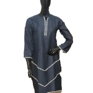 Blue Kurti Design # 3