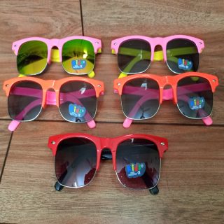 Fancy Style Glasses / Sun Glasses / Party Glasses / Kid Glasses / Half Rimless Style Glasses Multi-Color Art # SS-G00010-1Pc