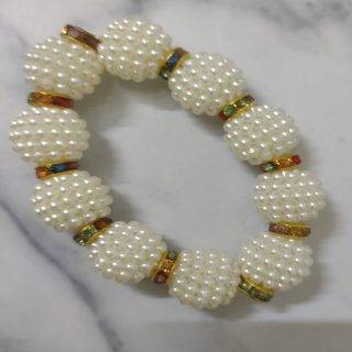 Fancy Bracelet for Girls - Random Multi Color- Art# SS-Bracelet-Pearl-FWAH-03-1Pc