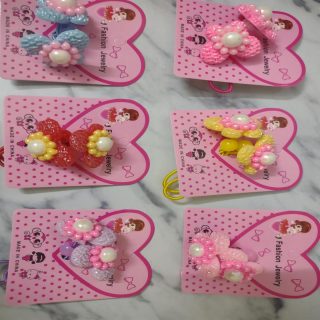 Fancy Stylish Elastic Pony for Girls and Women - Random Multi Color- Art# SS-Flower-Pony-FGAH-0003-1Pc