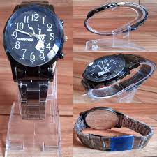 Fancy Stylish Stainless Steel Wrist Watch for Men and Boys Art # SS-ARW-02-MS