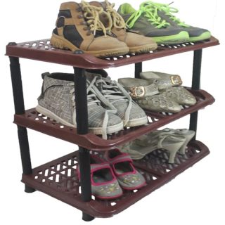 Super Deluxe 3 Layer Shoe Rack Art # SS-SD3LSR01 Multicolor