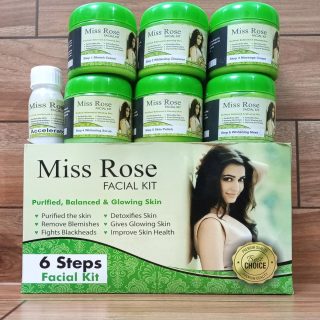 Miss Rose Facial Kit  (6 x 100 ML Full Set) Art # SS-FKMR K08