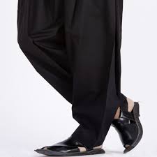 Black Cotton Shalwar Art # SH 03