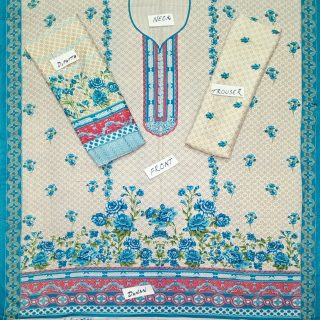 Fancy Printed Lawn Unstitched 3 Piece Suit Best for Girls  & women - Art# SS - FPL - SL8000-08 - UF