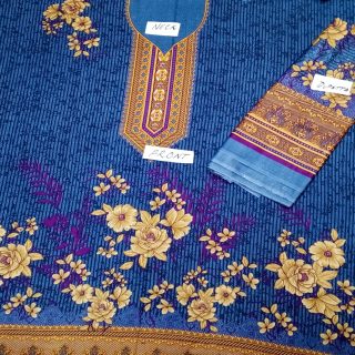 Fancy Printed Lawn Unstitched 3 Piece Suit Best for Girls  & women - Art# SS - FPL - SL8000-37 - UF