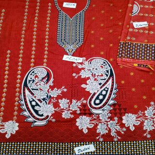 Fancy Printed Lawn Unstitched 3 Piece Suit Best for Girls  & women - Art# SS - FPL - SL8000-40 - UF