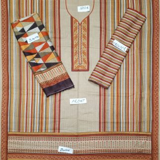 Fancy Printed Lawn Unstitched 3 Piece Suit Best for Girls  & women - Art# SS - FPL - SL8000-20 - UF