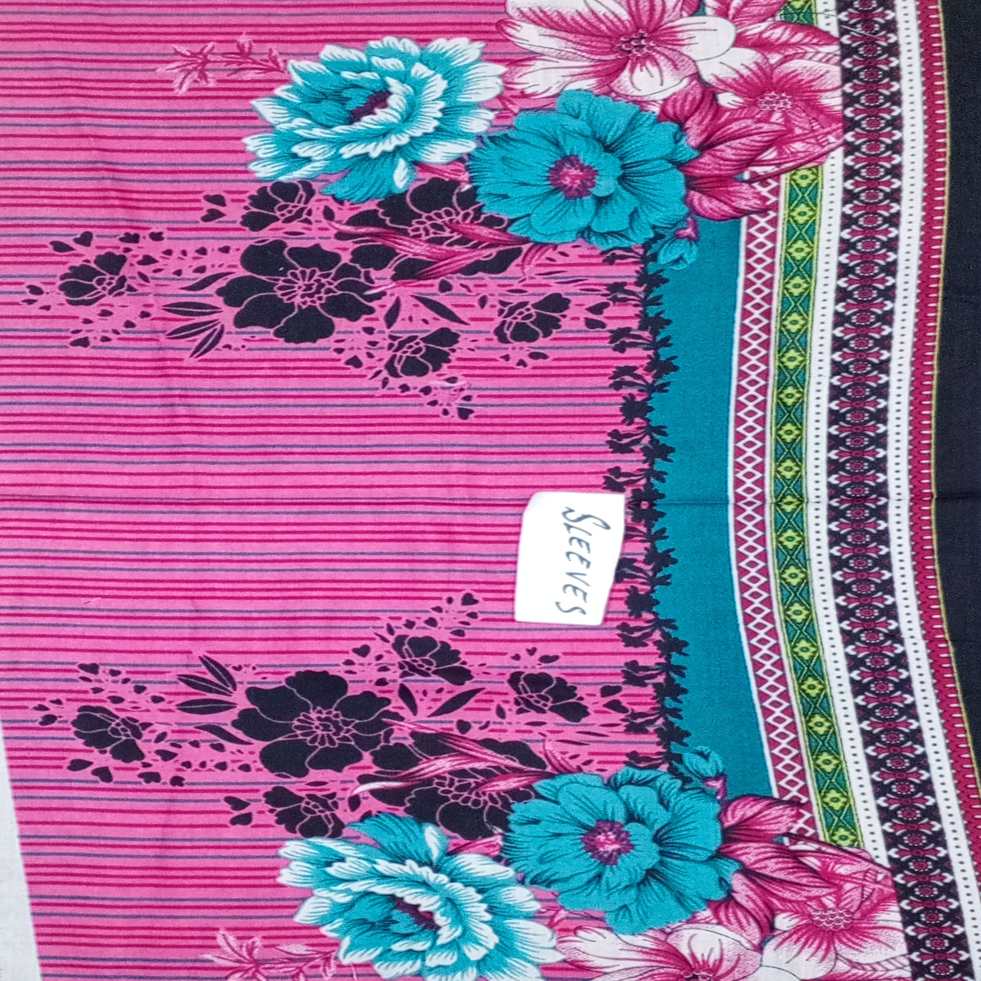 Fancy Printed Lawn Unstitched 3 Piece Suit Best for Girls & women - Art# SS - FPL - SL8000-44 - UF - Image 4