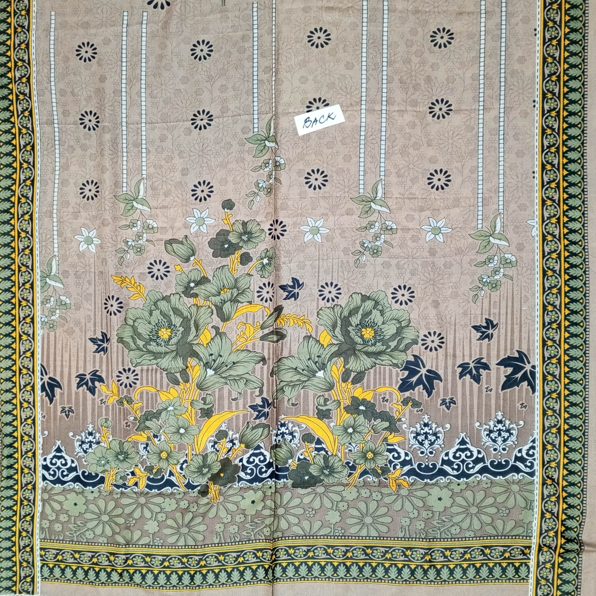 Fancy Printed Lawn Unstitched 3 Piece Suit Best for Girls & women - Art# SS - FPL - SL8000-45 - UF - Image 2