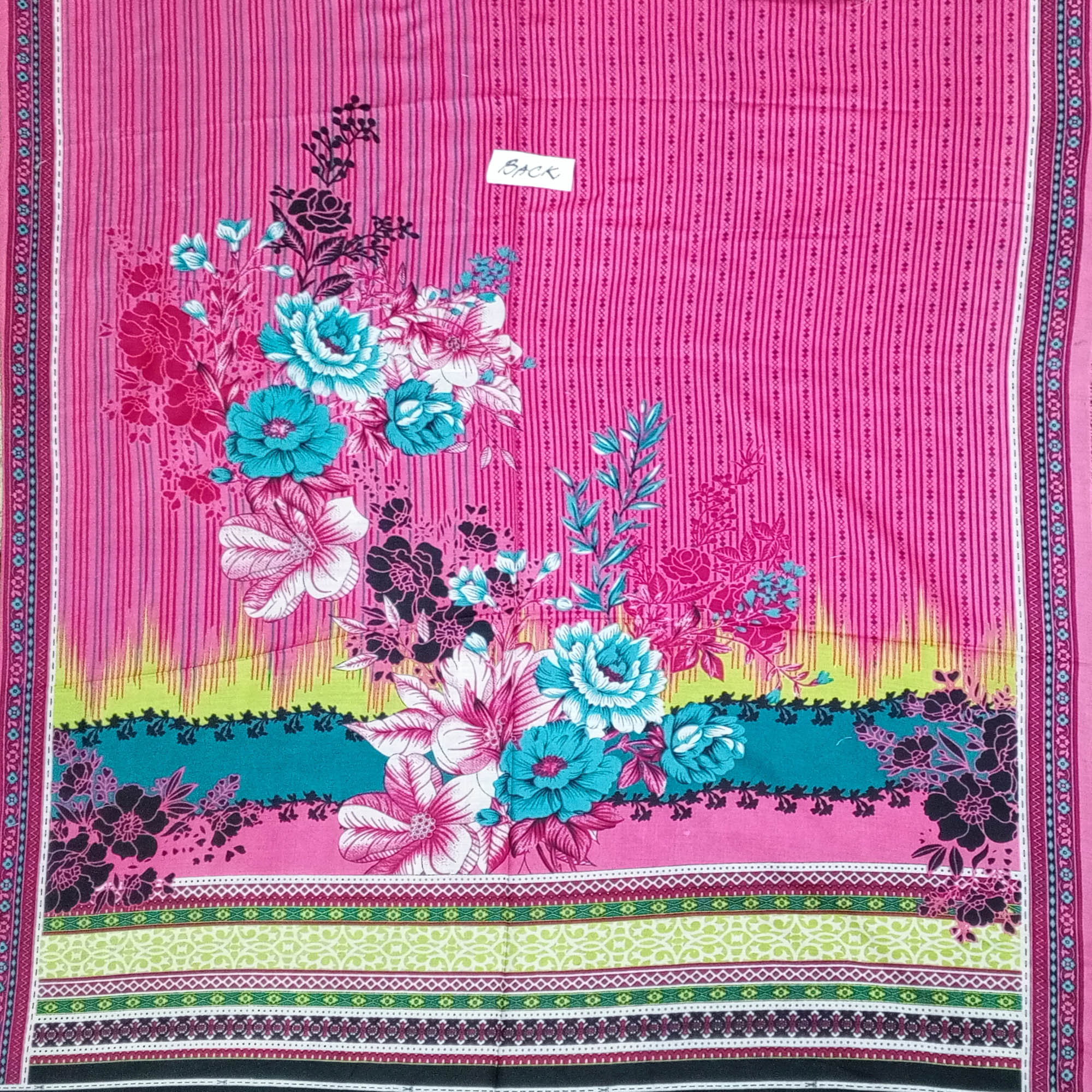 Fancy Printed Lawn Unstitched 3 Piece Suit Best for Girls & women - Art# SS - FPL - SL8000-44 - UF - Image 2