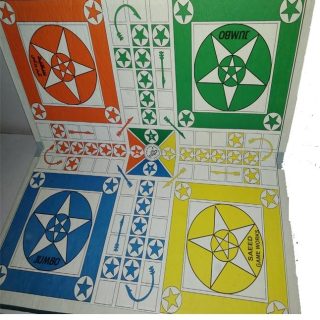 Jumbo Five in One Ludo (1 Pcs)