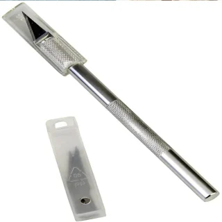 Precision Pen Cutter With Extra Blades
