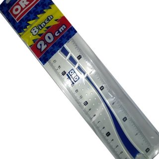 ORO 8 Inch Plastic Ruler Scale Art # 321