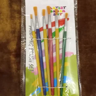 Imported Paint Brush Round (6 Pcs Set)