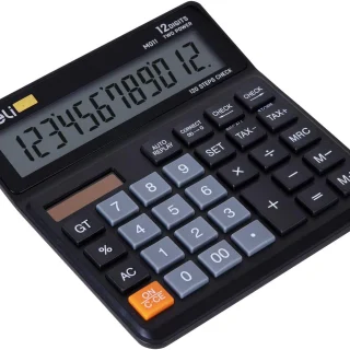 Deli 12 Digits Desktop Calculator EM01120