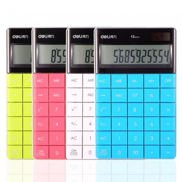 Deli Dual Power Electronic Calculator 1589 - Image 2