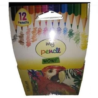Dollar Colour Pencil WOW! (Half 12 Pencils) (1 Packet)