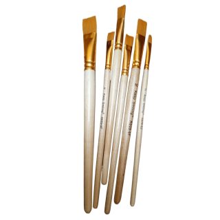Professional Art Flat Brush Set