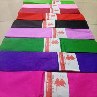 Crepe Paper Sheet Multi-Color Art # SS-CP (10 Pcs)