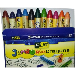 Pur Jumbo Wax Crayon 12 Colors Art # 312 (1 Pcs)