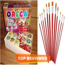 Poster Color 12 bottle Set + Imported Paint Brush 6 Brush Set